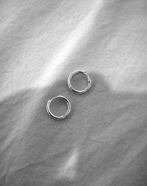 Aria Hoops | Sterling Silver