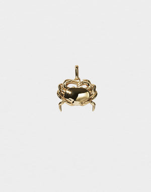 Crab Charm | 23k Gold Plated