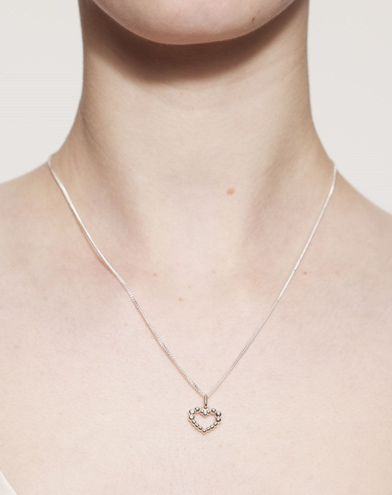 Fizzy Heart Charm Necklace | 9ct Solid Gold