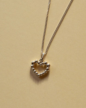 Fizzy Heart Charm Necklace | 9ct Solid Gold