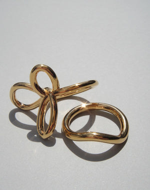 Flower Ring | 23k Gold Plated