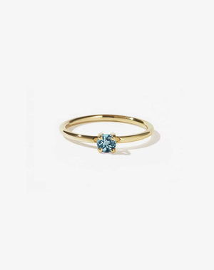 Micro Round Ring | 23k Gold Plated