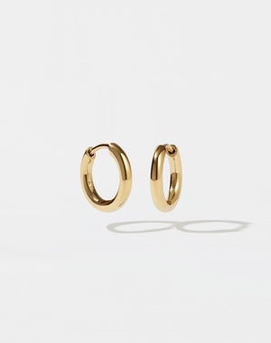 Aria Hoops | 23k Gold Plated