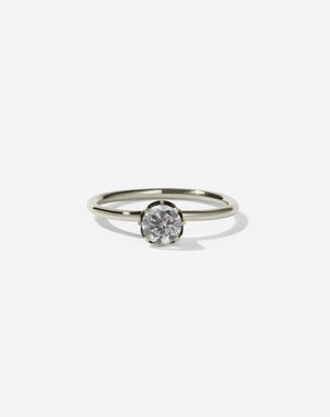 Signature Solitaire Ring | 14ct White Gold