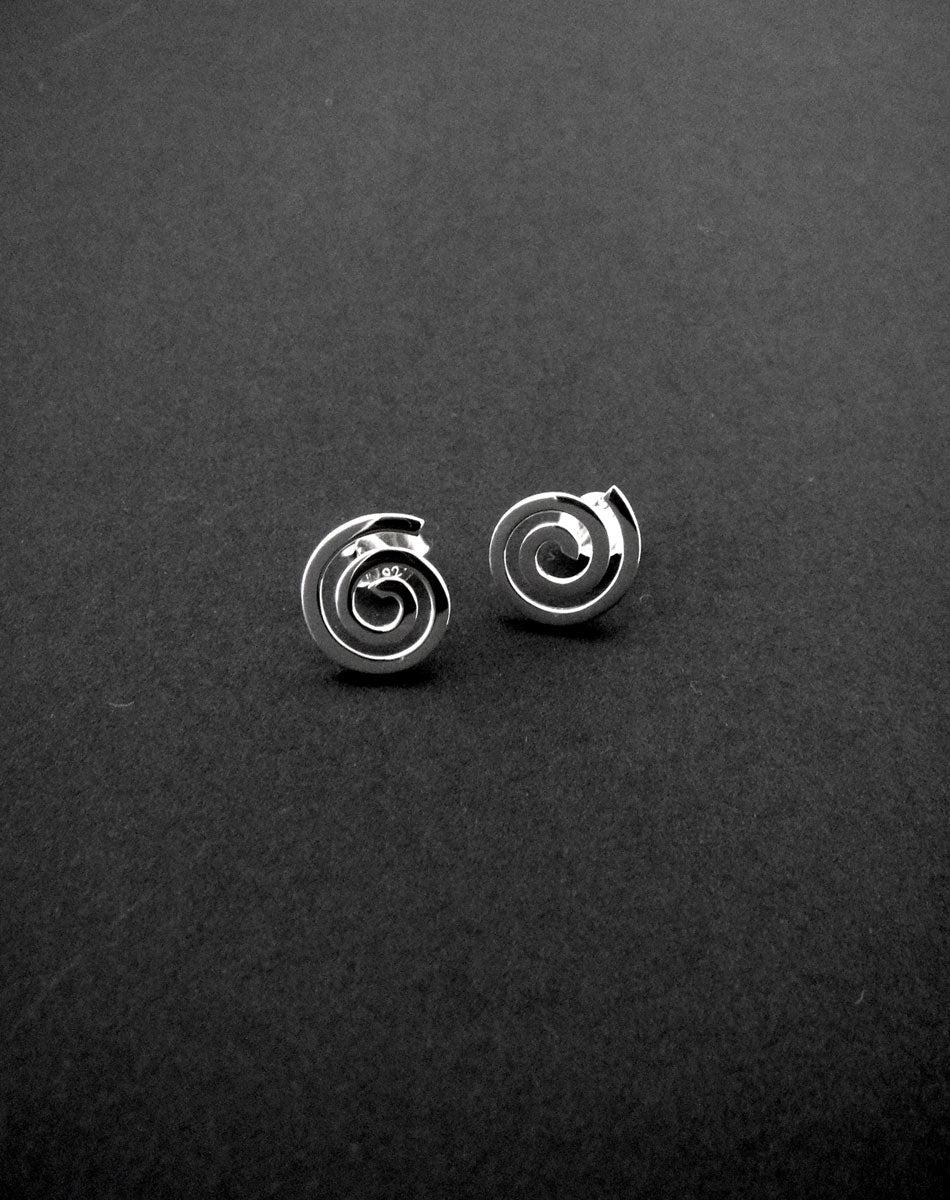 Spiral Studs | 23k Gold Plated