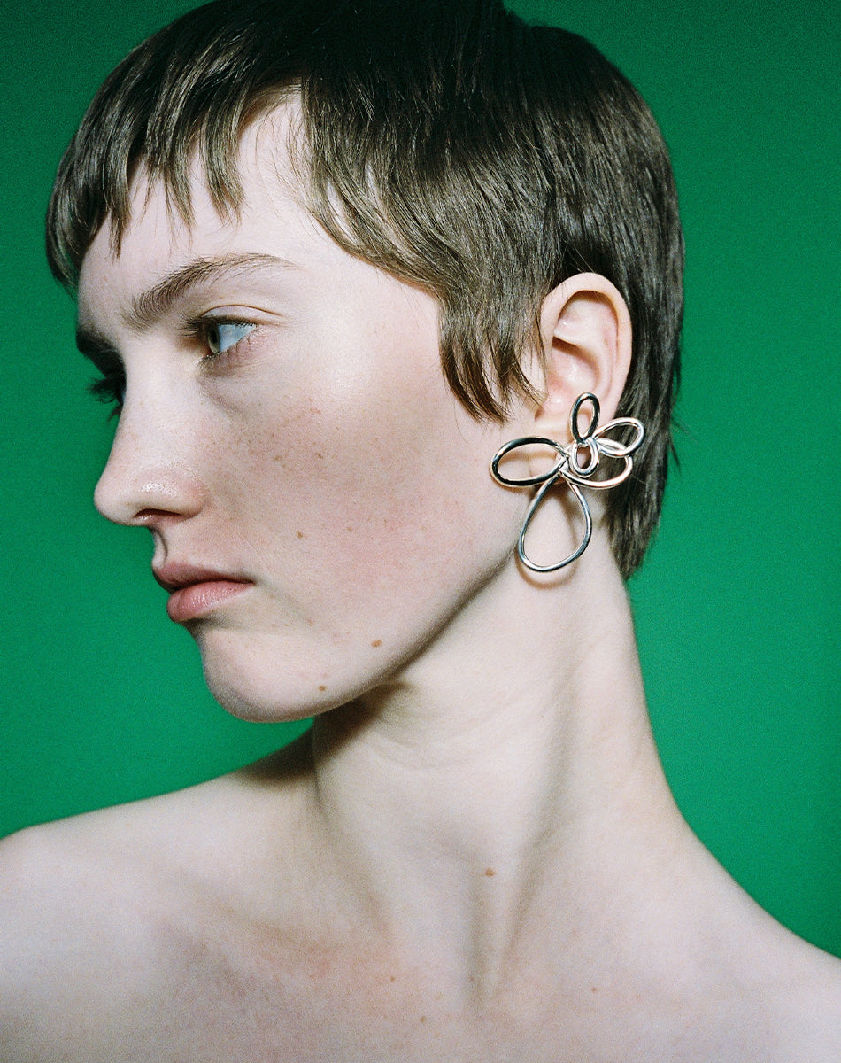 Flower Earrings Medium | 9ct Solid Gold
