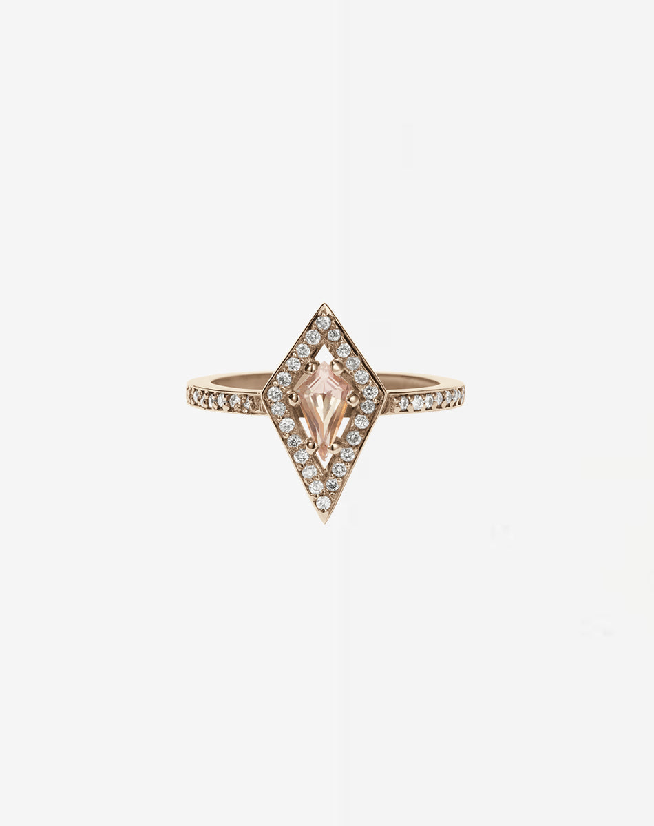 Kite Engagement Ring | 9ct Rose Gold