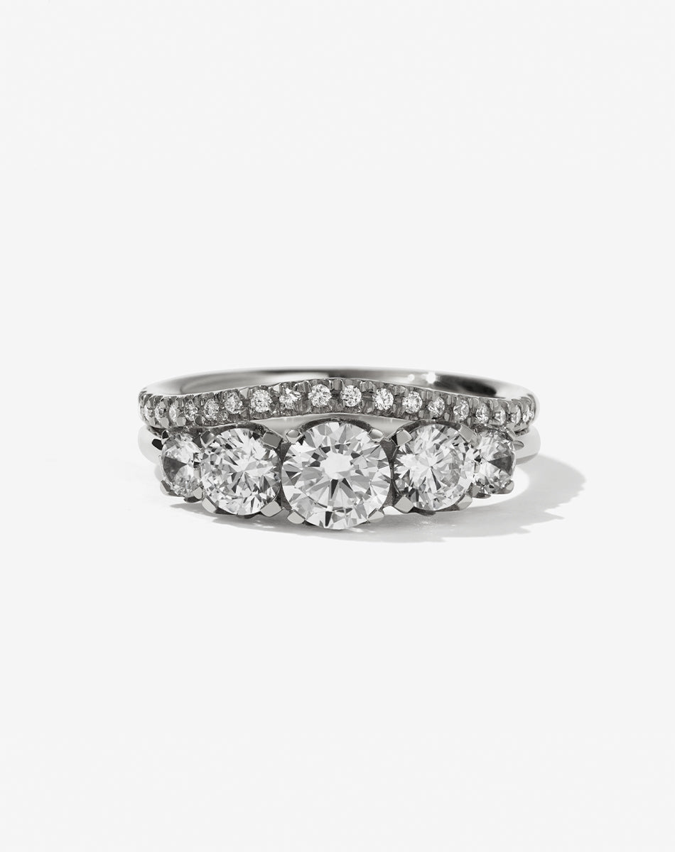 Signature 5 Stone Ring | Platinum