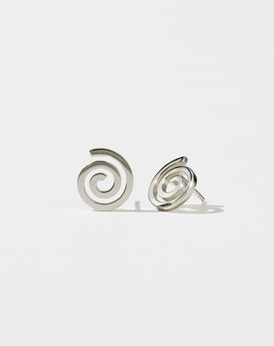 Spiral Studs | Sterling Silver