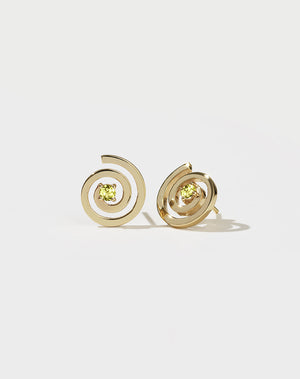 Spiral Studs Set | 23k Gold Plated