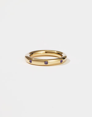 Stoned Band 3.5mm | 23k Gold Plated