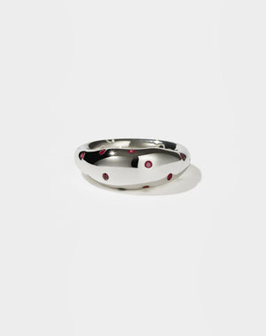 Strawberry Band Set | Sterling Silver