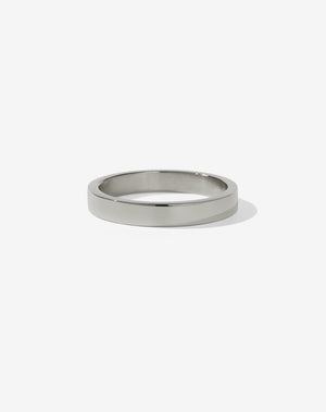 3mm Plain Band | 18ct White Gold