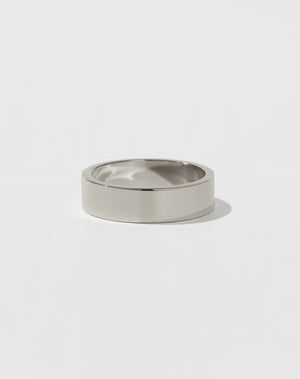 5mm Plain Band | 9ct White Gold