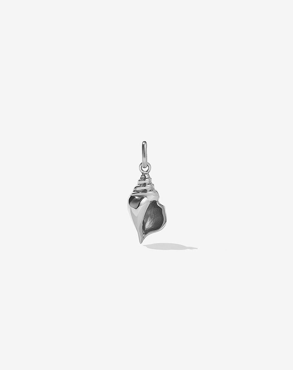 Meadowlark Conch Charm Image Sterling Silver