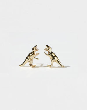 Dinosaur Stud Earrings | 9ct Solid Gold