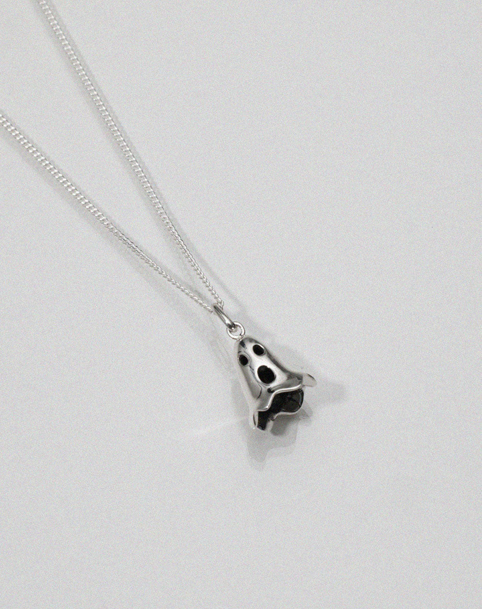 Nell Ghost Necklace | Sterling Silver