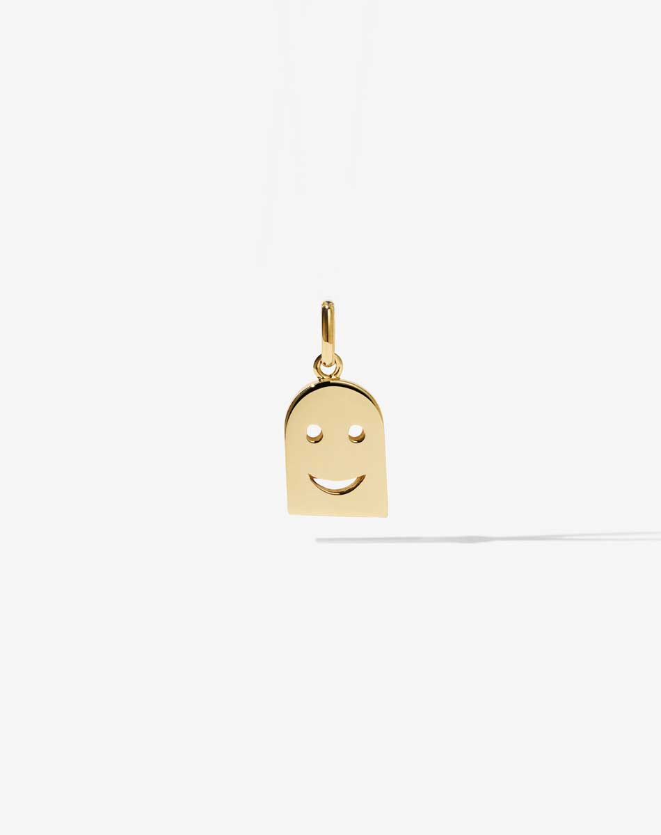 Nell Headstone Charm | 23k Gold Plated