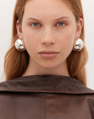 Orb Earrings Oversized | Sterling Silver – Meadowlark Jewellery