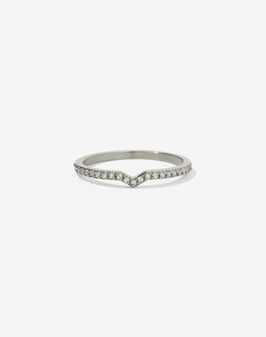 Arrow Eternity Band | 14ct White Gold