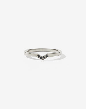 Arrow Band | 14ct White Gold