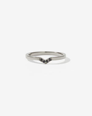Arrow Band | 18ct White Gold