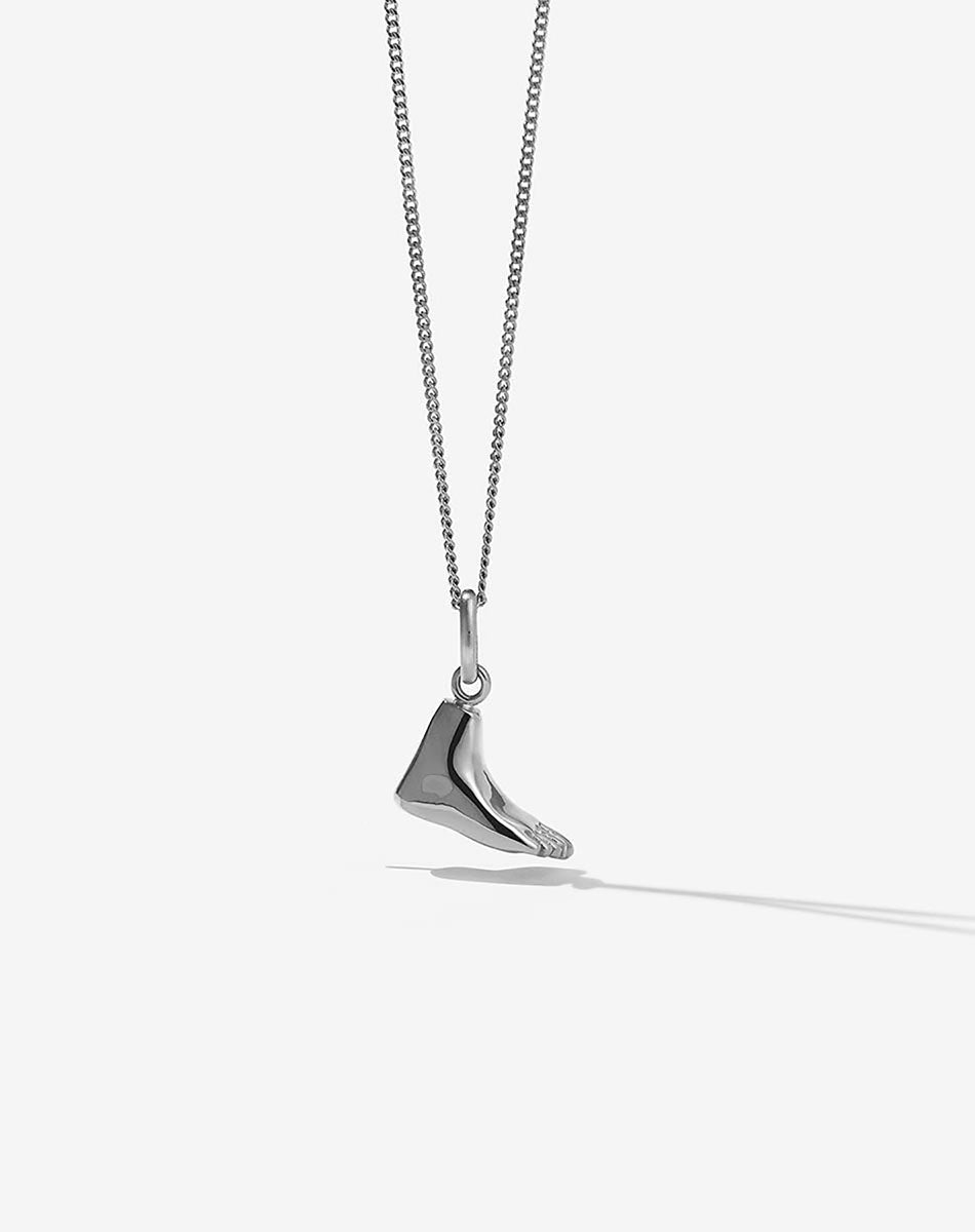 Babelogue Foot Necklace | Sterling Silver