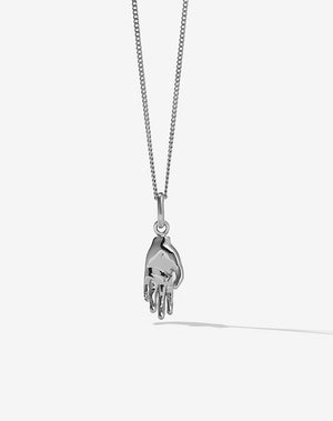 Babelogue Hand t Charm Necklace Gold Plated