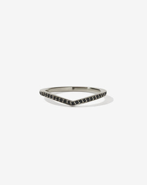 Curved Eternity Band | 18ct White Gold