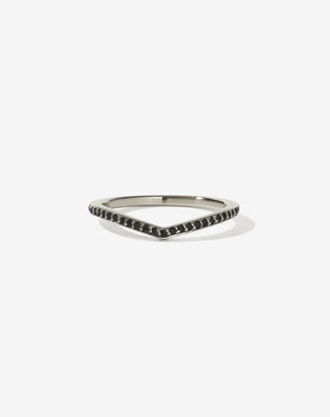 Curved Eternity Band | 9ct White Gold