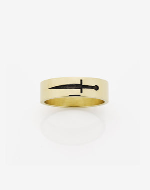 Dagger Band | 9ct Yellow Gold