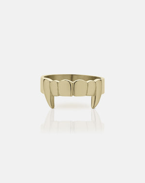 Fang Ring | 23k Gold Plated