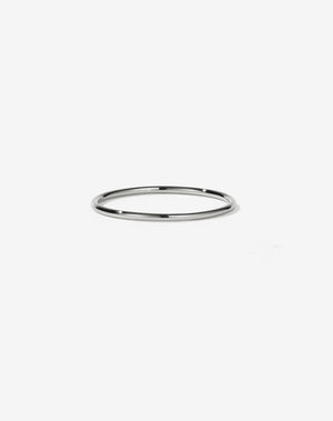 Halo Band 1mm | 14ct White Gold