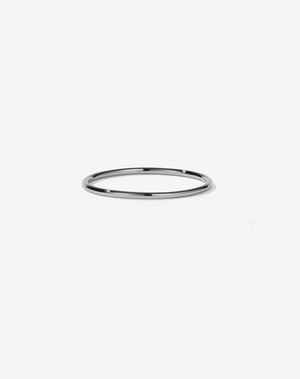 Halo Band 1mm | 18ct White Gold