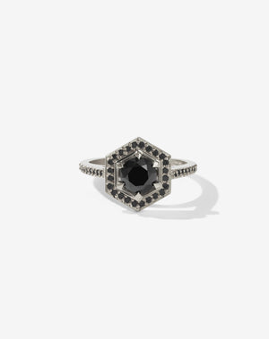 Hex Engagement Ring | 18ct White Gold