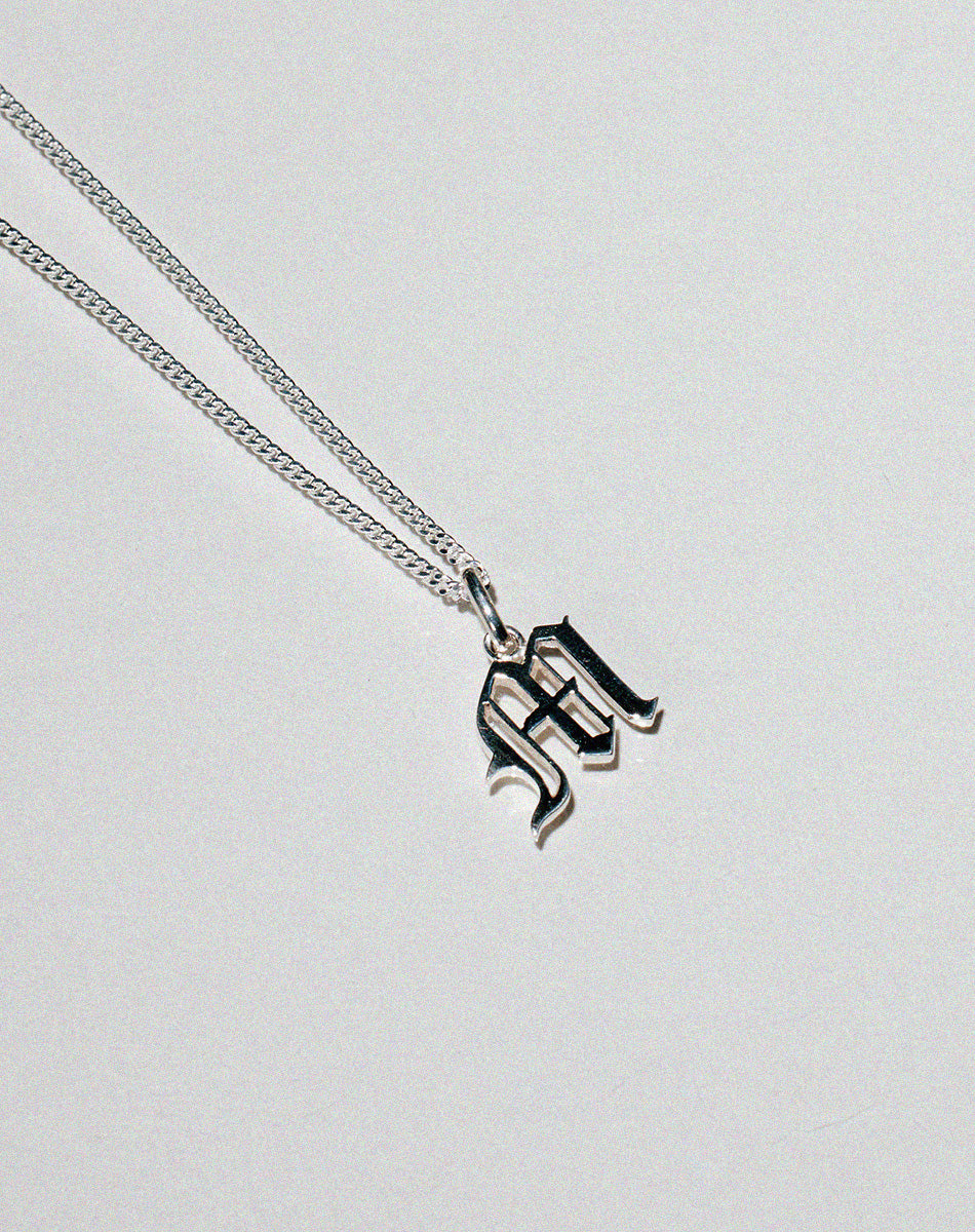Capital Letter Necklace | Sterling Silver
