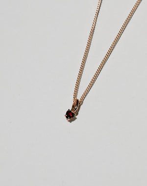 Micro Heart Jewel Necklace | 23k Gold Plated