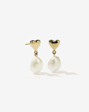 Mini Camille Pearl Drop Gold Plated