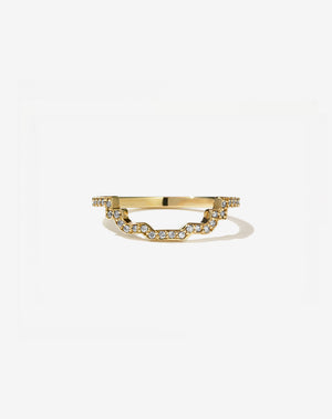 Monroe Band Pave | 18ct Yellow Gold