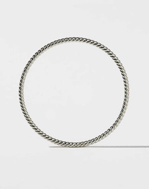 Rope Bangle 3mm | Sterling Silver