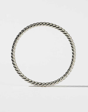 Rope Bangle 4mm | Sterling Silver
