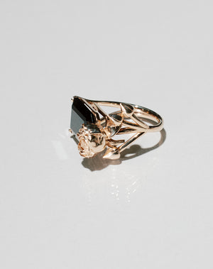 Rose Cocktail Ring Small | Sterling Silver