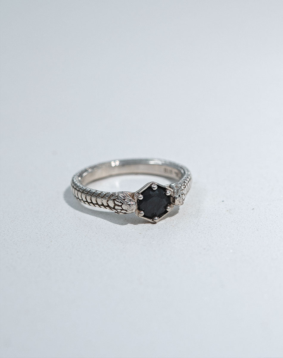 Snake Bite Ring | Platinum